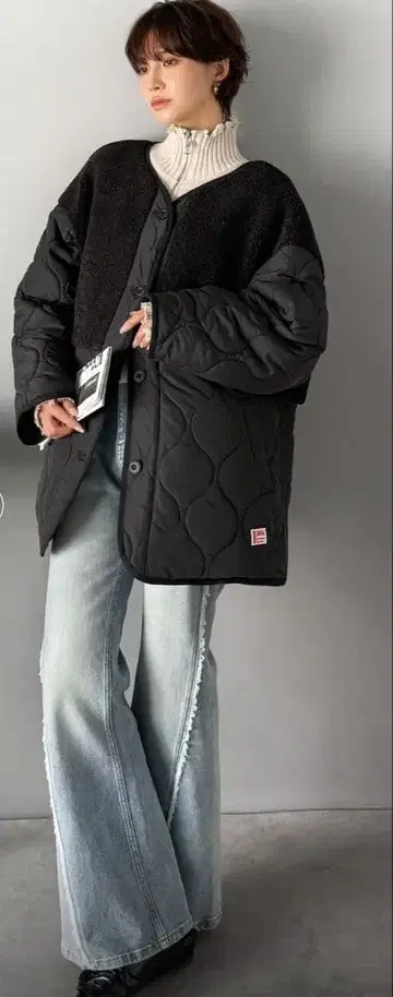 미사용 새상품 JaVa 자바 콜라보 블랙 M 사이즈