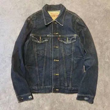 EDWIN 데님 자켓 다크 네이비