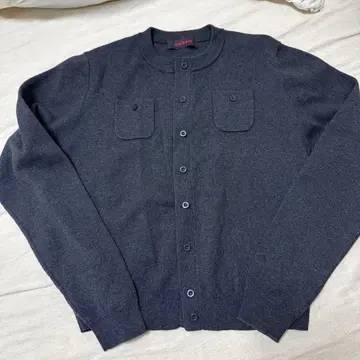 CABAN 캐시미어 다크 그레이 가디건 S