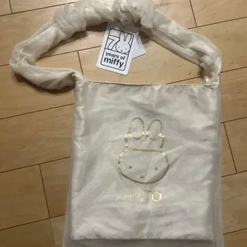 택 포함 새상품 미피 70주년 기념 토트백