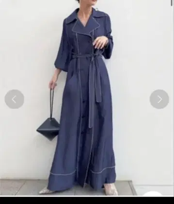 Ameri VINTAGE LOOSE TRENCH LIKE DRESS