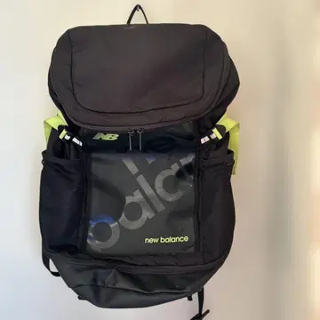 뉴발란스 블랙/라임 백팩