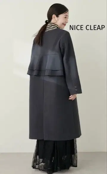 NICE CLEAP 백프릴 노카라 코트