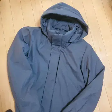 하이브리드 다운 코트 M 다크 그레이