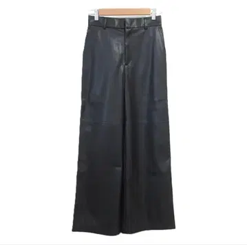 [시착만 한 상품] UNITED ARROWS 레더라이크 스트레이트 롱팬츠