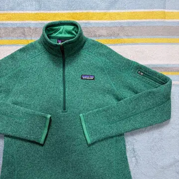 Patagonia 베터 스웨터 1/4 지퍼 S 그린