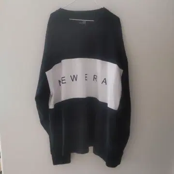 NEW ERA 블랙 얇은 소재 트레이닝복 M