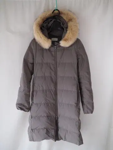 PLST(플라스테) 폴리에스테르 나일론 롱 다운 코트