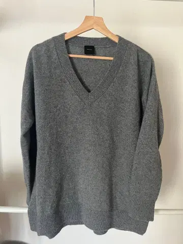 캐시미어 울 V 풀오버