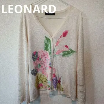 l6 LEONARD 레오나르 가디건 가디건 LL 실크 100