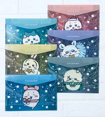 세븐일레븐 치이카와 플랫 케이스 컴플리트 6장 세트