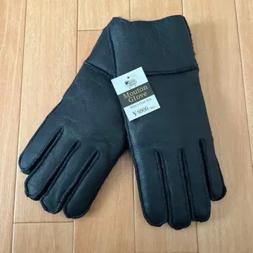 최종 가격 인하 새상품 Mouton Glove 양가죽 남성용 장갑
