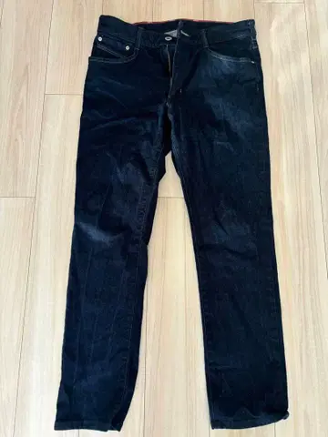 EDWIN 저지즈 다크 블루 슬림핏 데님 팬츠 LL