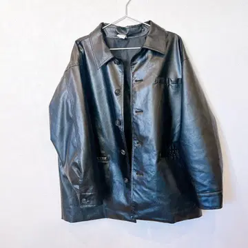 Happy John 루즈 미들 자켓 블랙