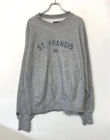 JANSPORT 아메카지 칼리지 구제 의류 세인트 프란시스 대학 맨투맨