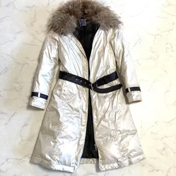 새상품급 dinos RULE 다운 코트 롱 다운 트렌치 화이트 S