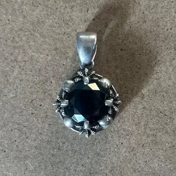 925 각인 저스틴 데이비스 우치야마 히데오 콜라보 실버 목걸이 탑