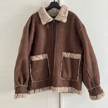 kastane 웨이브 보아 플라이트 자켓