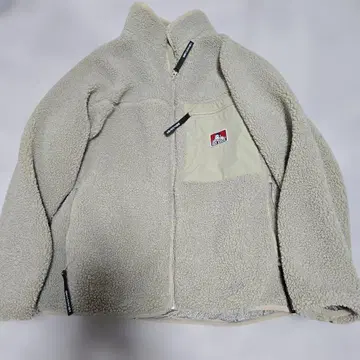 BEN DAVIS 플리스 자켓 라이트 그레이 보아 M