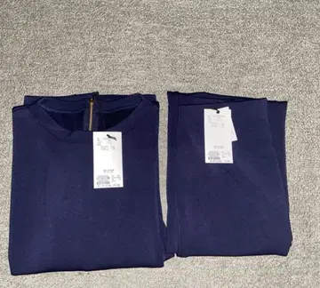 라운지 드레스 콜라보 컬러 분또 풀오버