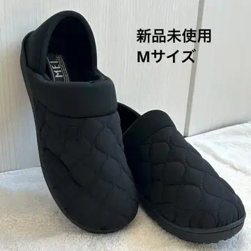 [ 미사용 새상품 ] MEI 퀼트 모크 신발 그레이 M 사이즈