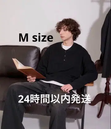 RegenGlanz 헨리넥 맨투맨 블랙 M 사이즈