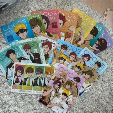 COCO'S RESTAURANT Free! 클리어 파일 14장 세트