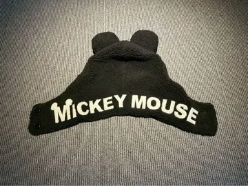 디즈니 미키 마우스 귀달린 플리스 보아 팬캡
