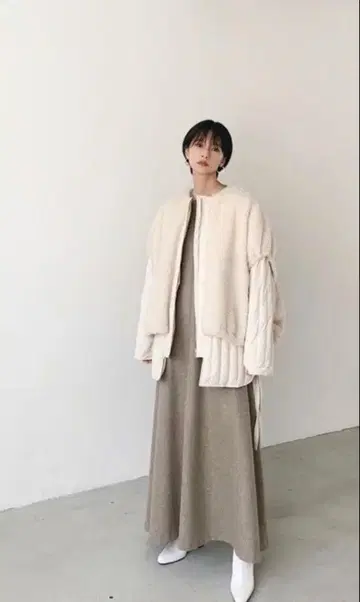CLANE (클라네) 보아 다운 BOA VEST LAYERED DOWN