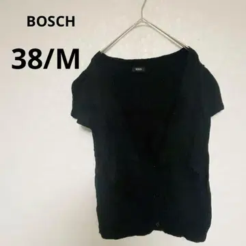 득템 즉시 구매 OK BOSCH 반팔 가디건 사이즈 38 블랙 블랙