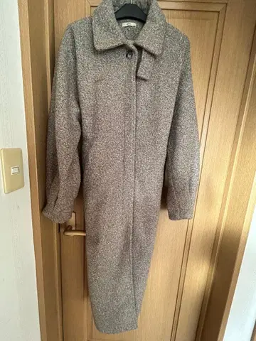 mystic 스탠 칼라 롱 코트