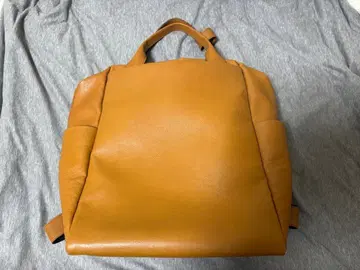 천연 가죽 성인 스퀘어 백팩 신진 공방