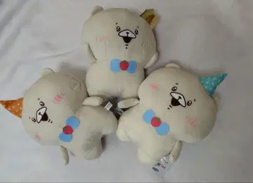 친구는 곰 10th 기념일 벌스데이 봉제 인형 BIG 3체 세트