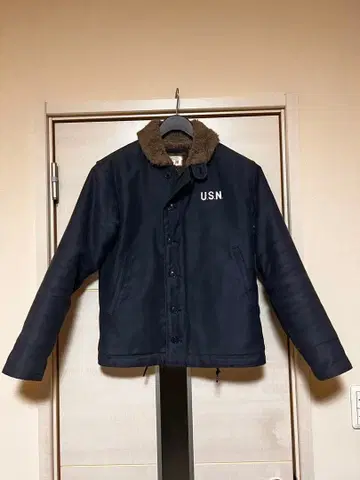 HOUSTON N-1 덱 자켓 네이비 SIZE:38