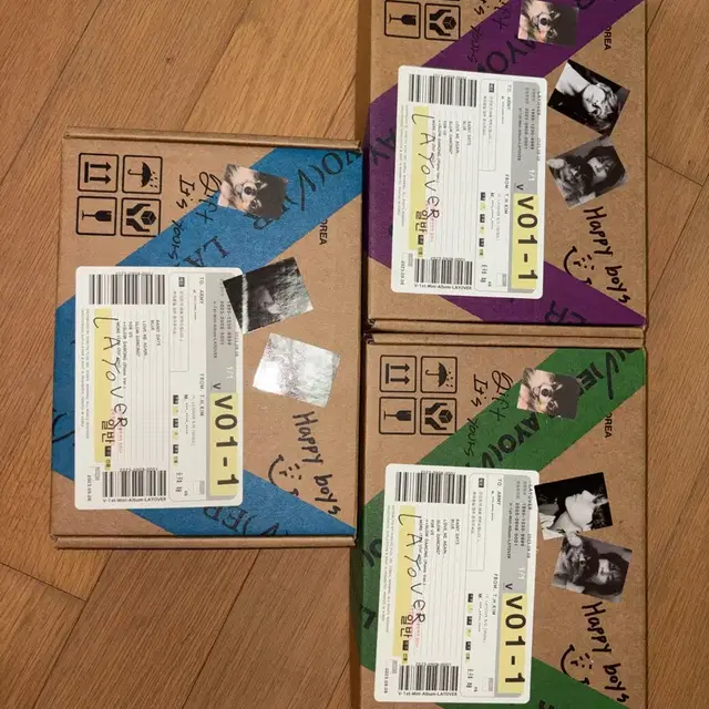 뷔 레이오버 layover 앨범 풀박 일괄