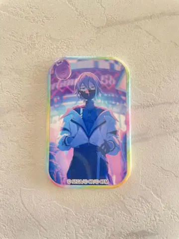 카미시로 루이 스퀘어 캔뱃지 사이버