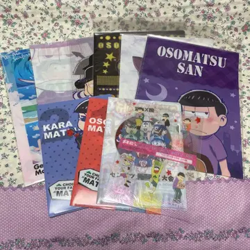 오소마츠 6쌍둥이 굿즈 묶음 판매 클리어 파일