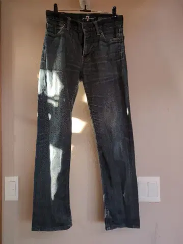 7for all mankind 스트레이트 데님 다크 블루
