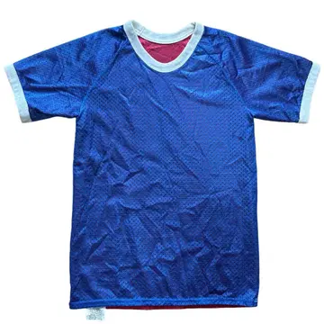 T셔츠 리버서블 MERRYGARDEN USA제 블루 레드 구제 의류