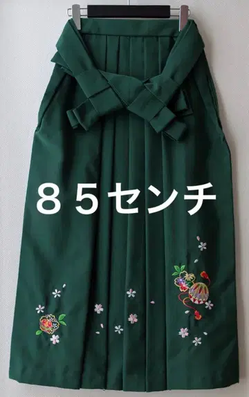 졸업 하카마 단품 니샤쿠소데 판매 중 졸업식 그린 자수 [ H65 ]