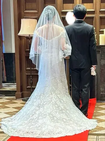 THE TREAT DRESSING 아이보리 웨딩 베일