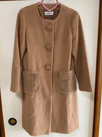 GALLERY VISCONTI 베이지 롱 코트