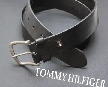타미힐피거 블랙 카프 벨트 W38 아메카지 캐주얼 벨트