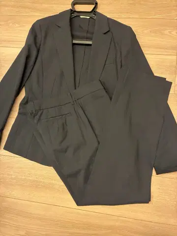 다크 네이비 비즈니스 정장 수트 셋업 상하의