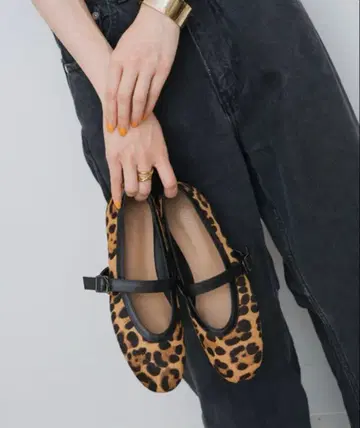 Spick & Span 레오파 후드 멜리 제인 새상품