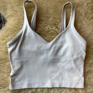 룰루레몬 탱크탑 아라인 사이즈 4