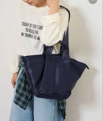 새상품 저널 스탠다드 relume 2way 나일론 토트백 네이비