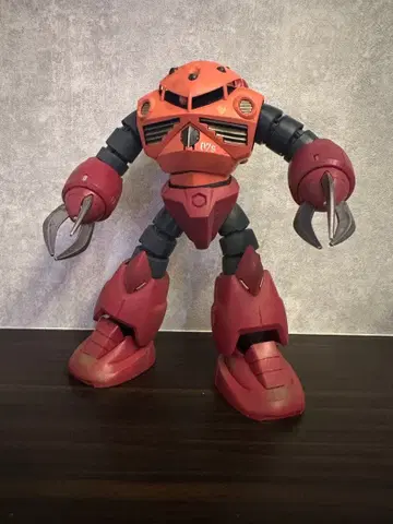 MS-07B 구프 마스터 그레이드 빨간색 건담 프라모델 건담