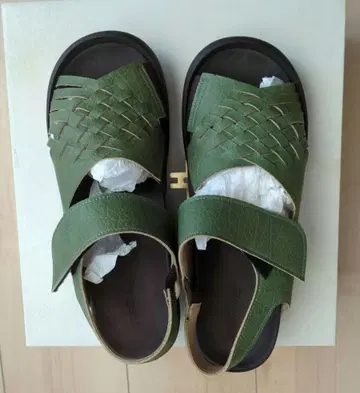 Re:getA 리겟타 구미 인솔 뜨개질 샌들 L 새상품 미사용