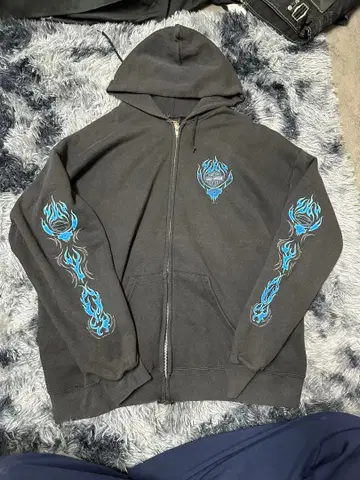 Harley-Davidson 집업 후드티 청염